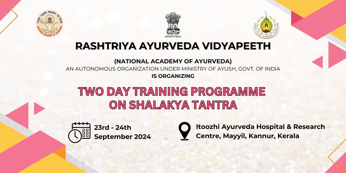 2-Day Training Program for Shalakya Tantra Teachers
