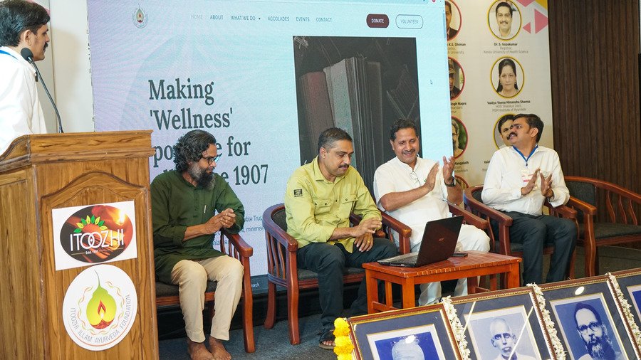 Dr. S. Gopakumar, Registrar of the Kerala University of Health Sciences inaugurates the new website