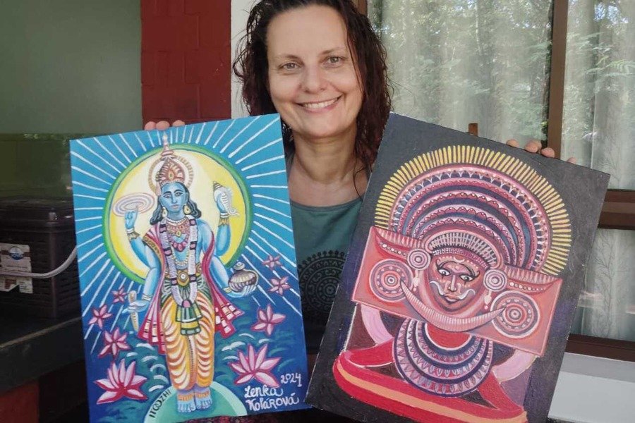 Lenka Kolarova Founder Chamak Ayurveda at Itoozhi Illam Ayurveda Foundation