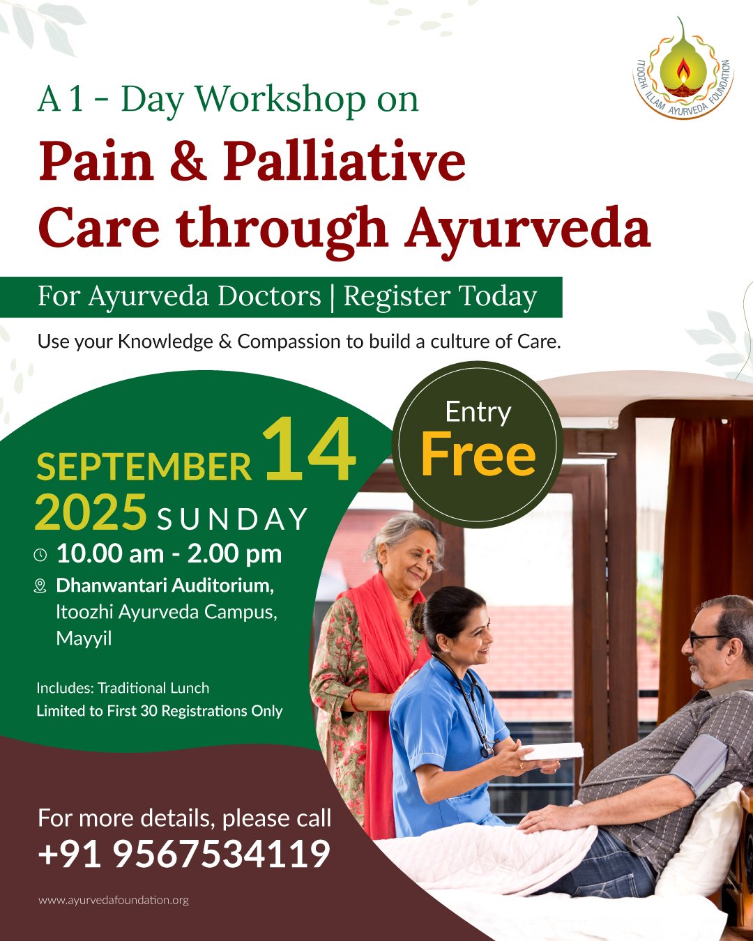 A-1-Day--Workshop-on-Pain-&-Palliative-Care-Itoozhi Ayurveda Foundation Sep 2025